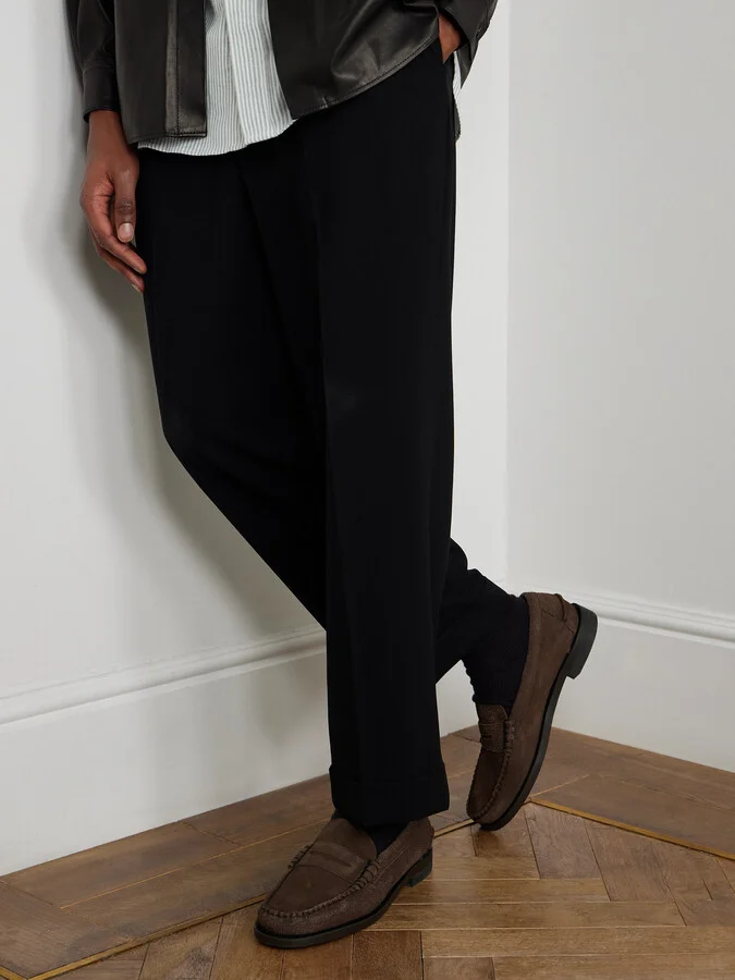 Classic Dan Suede Penny Loafers - Image 2