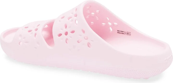 Classic Floral Cutout Slide Sandal - Image 2