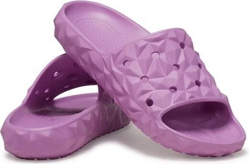 Classic Geometric II 209608-6WQ Slide Sandals Women's US 10 Purple POW102