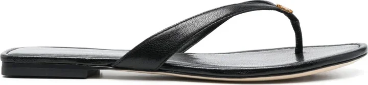 Classic leather flip flops