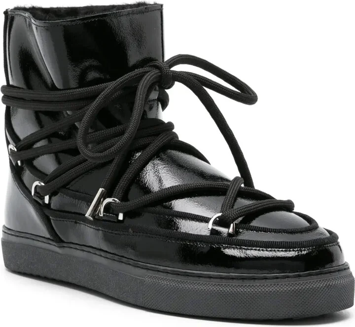 Classic leather lace-up boots - Image 2