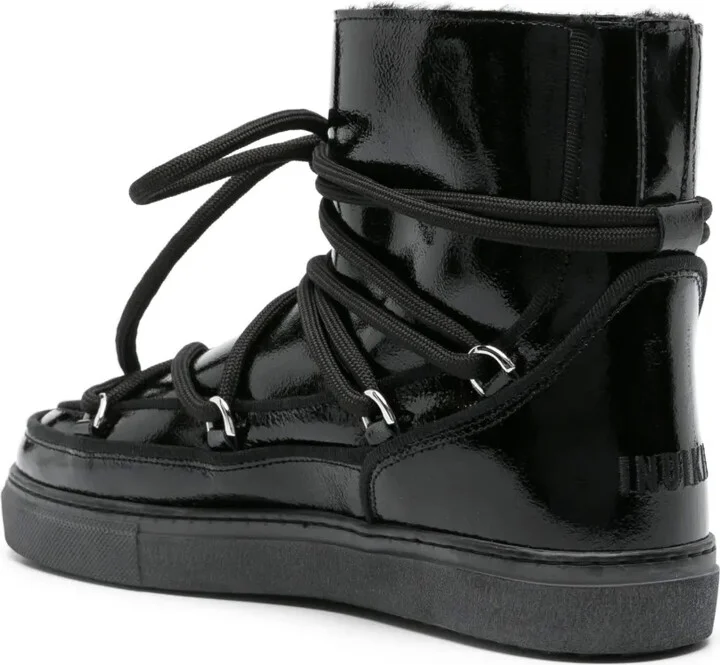 Classic leather lace-up boots - Image 3