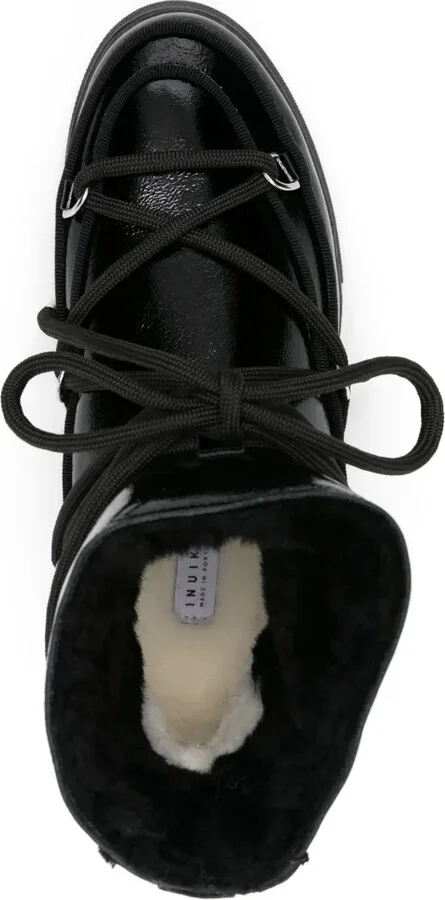 Classic leather lace-up boots - Image 4
