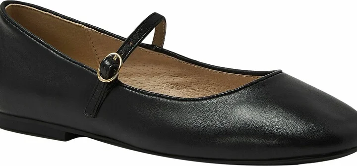 Classic Leather Mary Jane Flats - Image 4