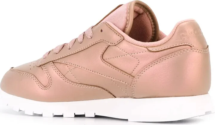Classic leather pearlized sneakers - Image 3