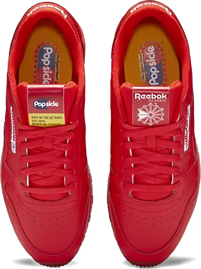 Classic Leather "Popsicle" trainers - Image 3
