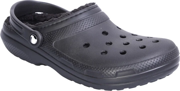 Classic Lined Clog Sandals In Black - Image 2