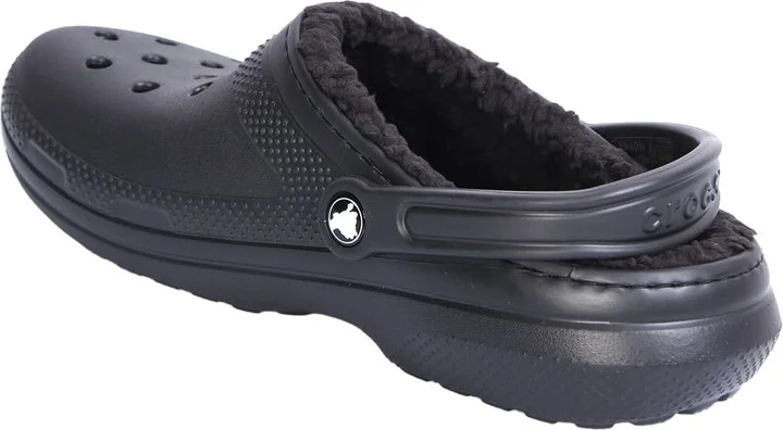 Classic Lined Clog Sandals In Black - Image 3