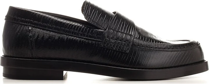 Classic Loafer Lace-Up Shoes Black