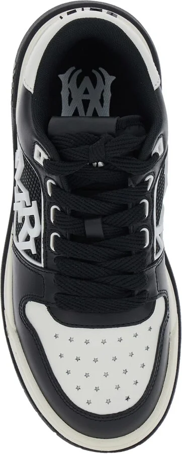 'classic Low' Black Low Top Sneakers With Logo Lettering On Side And Heel In Leather Woman - Image 4