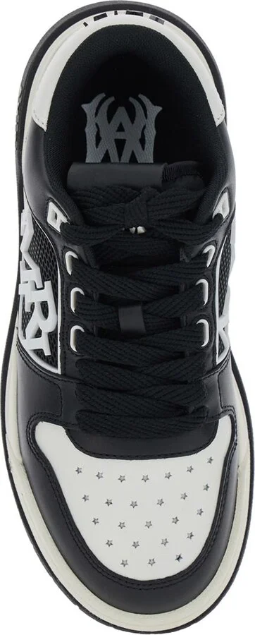 'Classic Low' Black Low Top Sneakers With Logo Lettering On Side And Heel In Leather Woman - Image 4