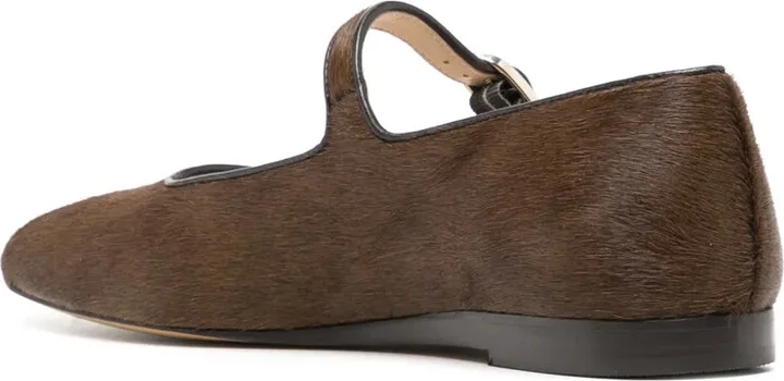 Classic Mary Jane Leather Ballerina Shoes - Image 3