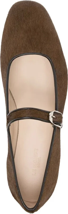 Classic Mary Jane Leather Ballerina Shoes - Image 4