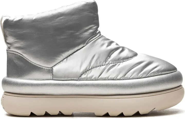 Classic Maxi Mini "Metallic Silver" boots