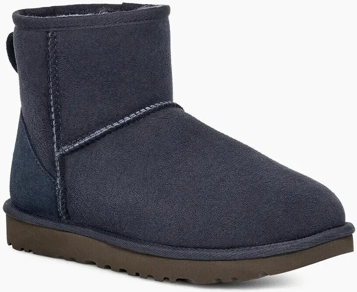 Classic Mini II 1016222-EVB Boot Women's 12 Blue Round Toe Bootie KHD1636
