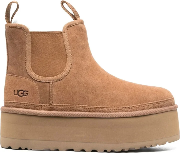 Classic Mini platform Chelsea boots