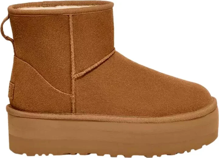Classic Mini Platform Chestnut 1134991-CHE Women's