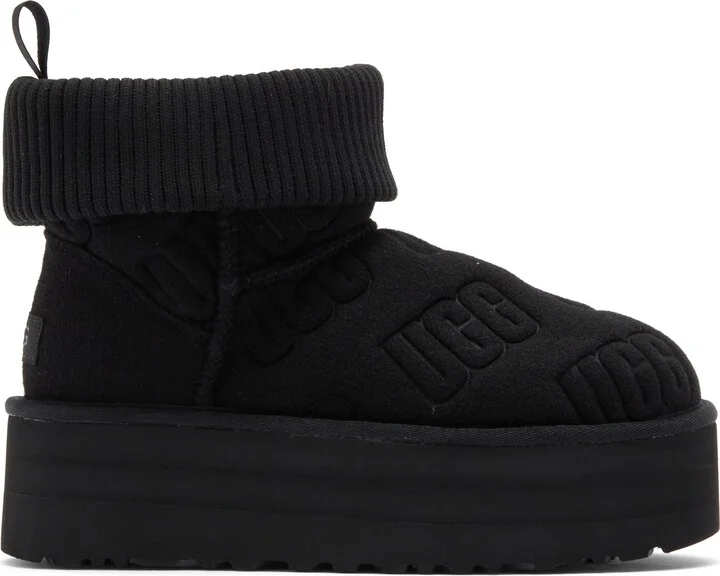 Classic Mini Platform Felted Boot - Image 4