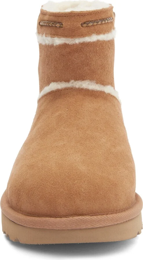 Classic Mini Shearling Braid Trim Boot - Image 9