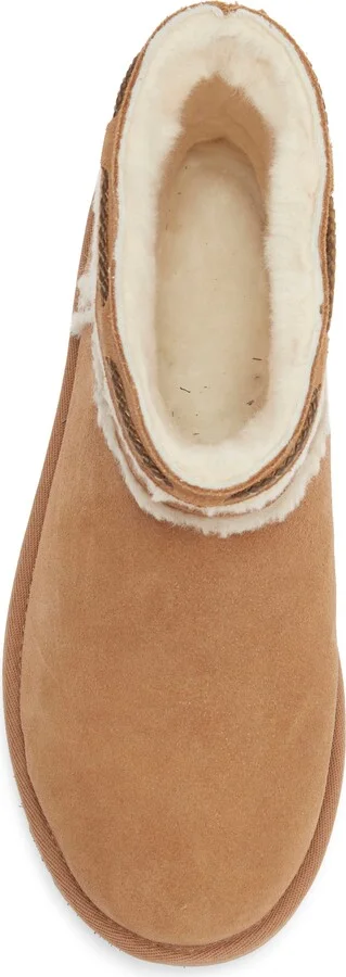 Classic Mini Shearling Braid Trim Boot - Image 11