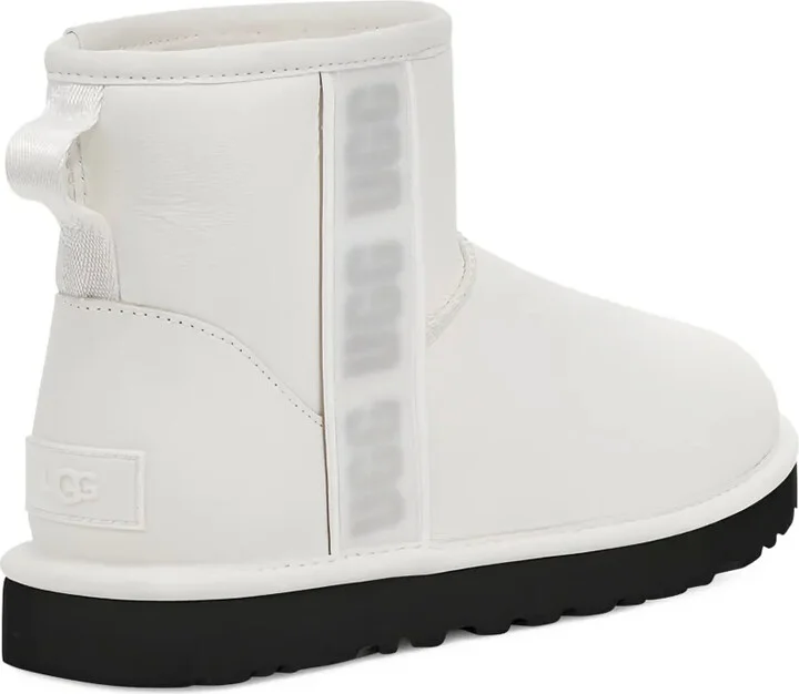 Classic Mini Side Logo "Ultra Matte White" ankle boots - Image 3