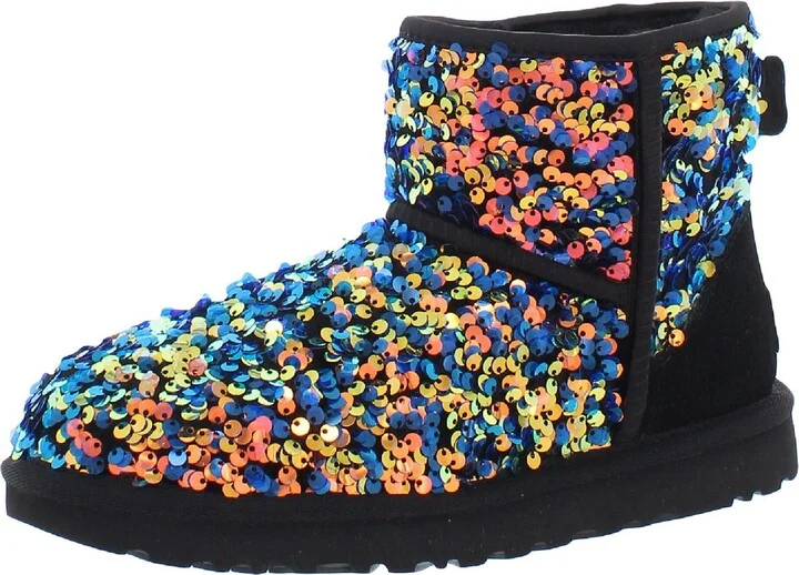 classic mini Womens Slip On Fashion Ankle Boots