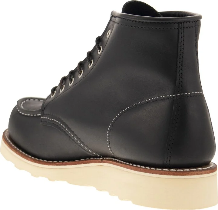 Classic Moc - Leather Ankle Boot - Image 3
