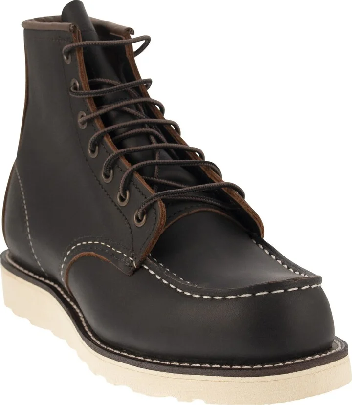 Classic Moc - Leather Boot With Laces - Image 2