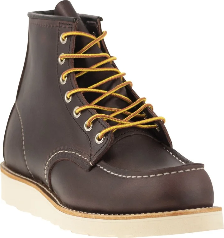 Classic Moc - Leather Boot With Laces - Image 2