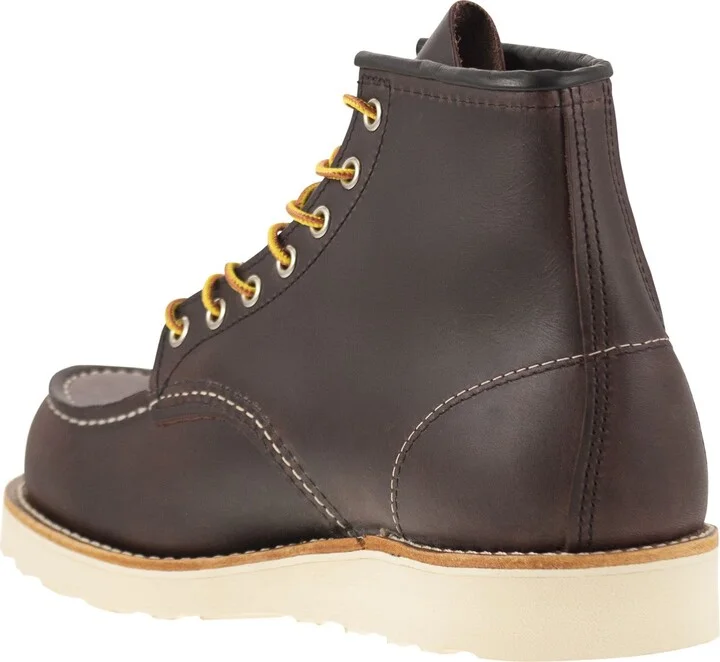 Classic Moc - Leather Boot With Laces - Image 3
