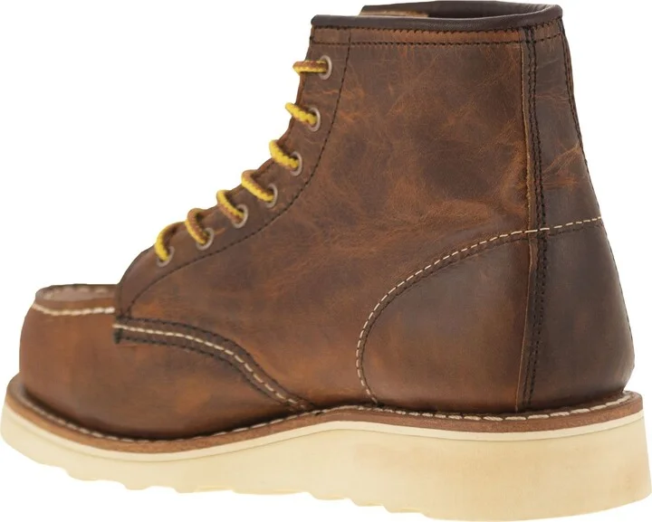 Classic Moc - Leather Lace-up Boot - Image 3