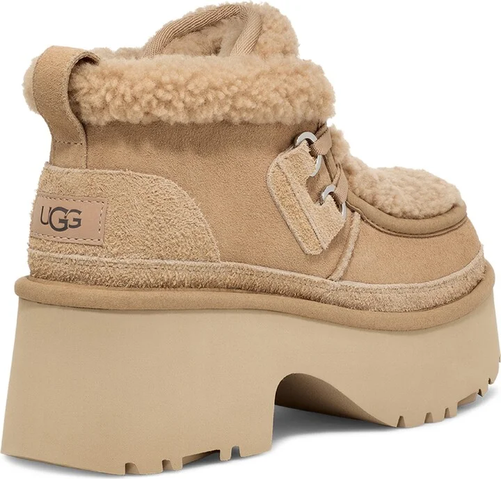 Classic New Heights Genuine Shearling Lace-Up Bootie - Image 2
