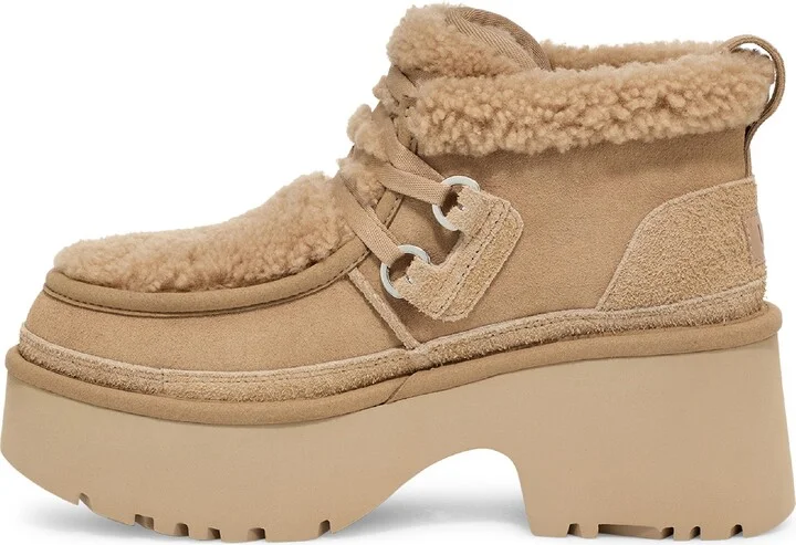 Classic New Heights Genuine Shearling Lace-Up Bootie - Image 6