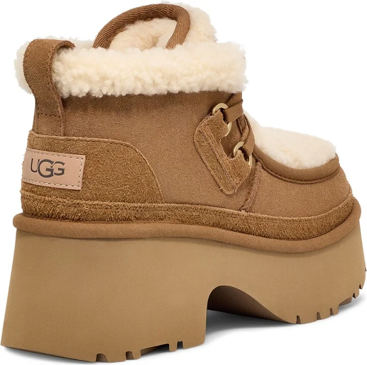 Classic New Heights Genuine Shearling Lace-Up Bootie - Image 8