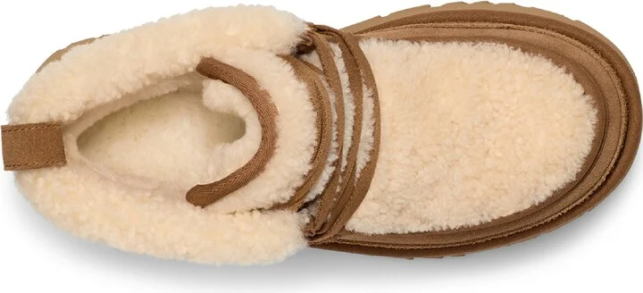 Classic New Heights Genuine Shearling Lace-Up Bootie - Image 10
