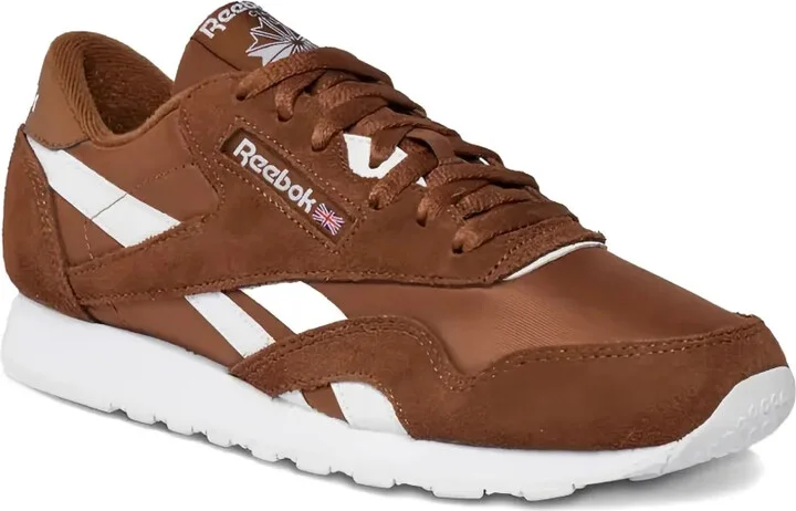 Classic Nylon "Brown/White" sneakers - Image 2