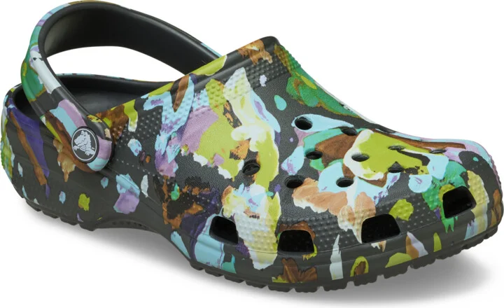 Classic Painted Floral Clog - Image 3