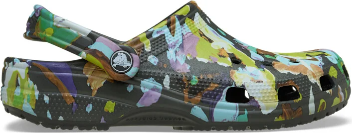 Classic Painted Floral Clog
