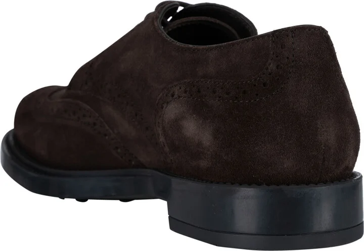 Classic Perforated Derby Shoes - Image 3