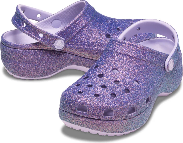 Classic Platform Iridescent Glitter Clog - Image 2