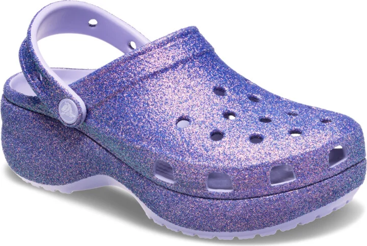 Classic Platform Iridescent Glitter Clog - Image 3