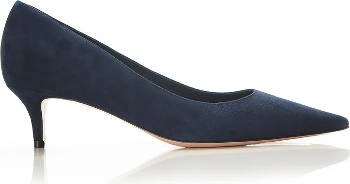 Classic Pointed Toe Kitten Heel Pump - Image 2