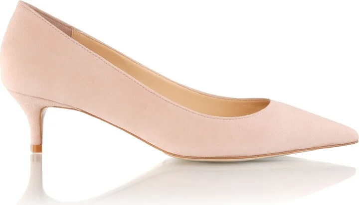 Classic Pointed Toe Kitten Heel Pump - Image 5