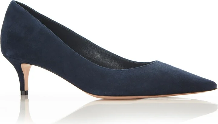 Classic Pointed Toe Kitten Heel Pump