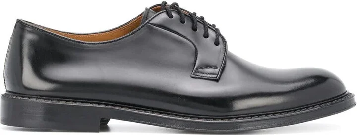 Classic Polished Leather Derby Shoes