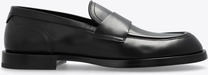 Classic Polished Leather Loafers