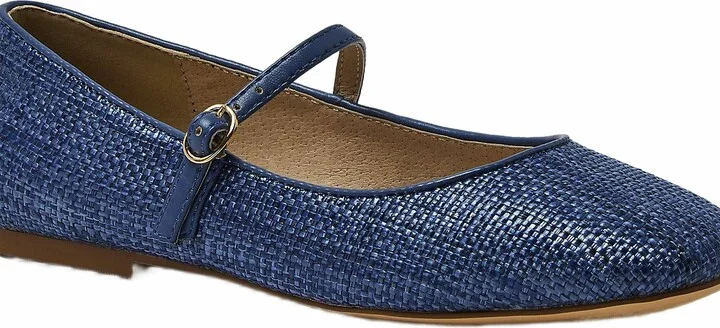 Classic Raffia Mary Jane Flats - Image 2