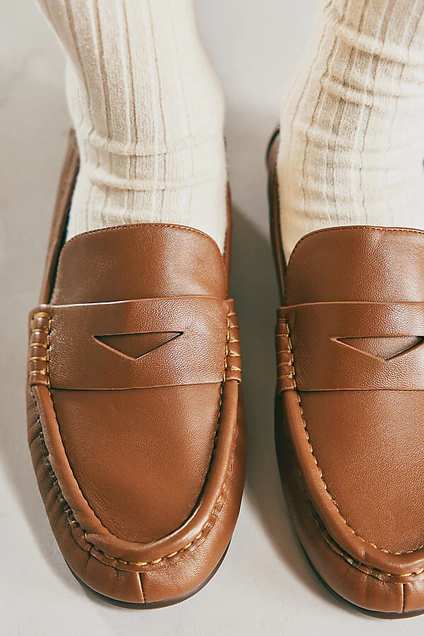 Classic Ruched Loafers - Image 3