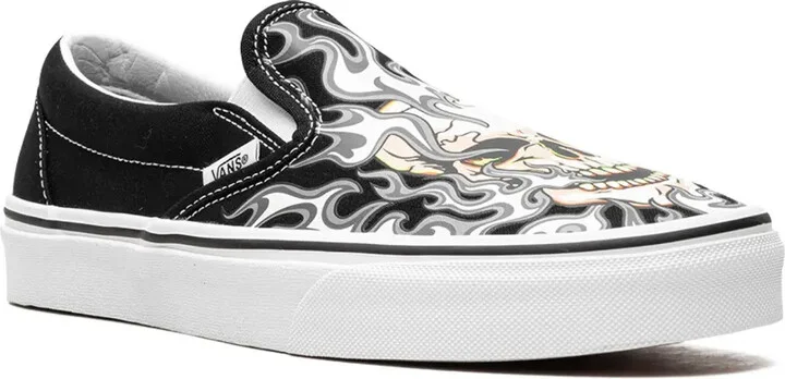 Classic Slip-On "Flame Skull" sneakers - Image 2