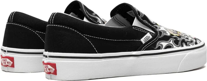 Classic Slip-On "Flame Skull" sneakers - Image 3